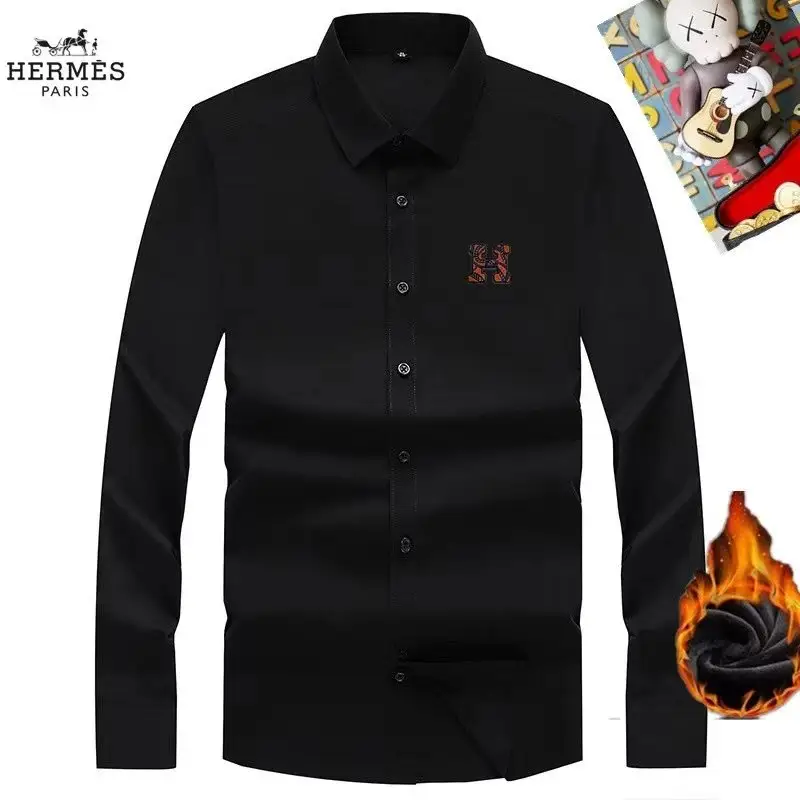 Hermès and Loewe fleece-lined shirts — photo 3 of 8