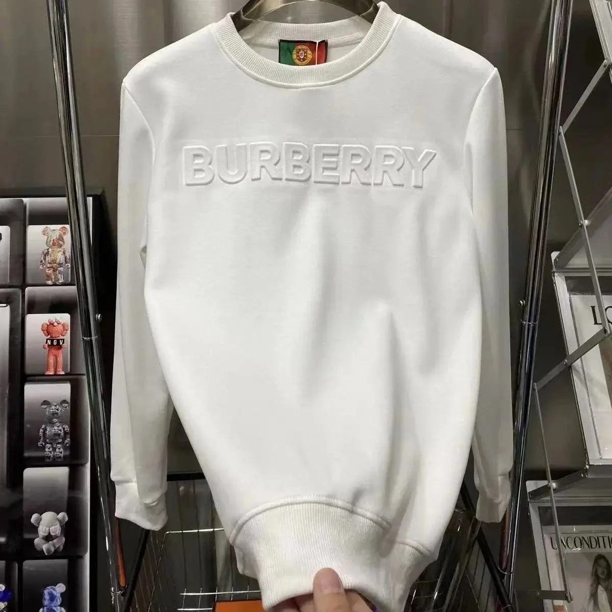 Burberry Embossed Logo Sweatshirt