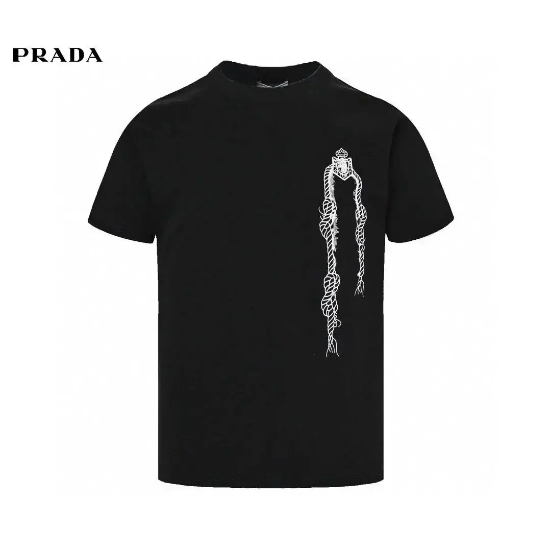 Prada Triangle Logo T-Shirt — photo 12 of 13
