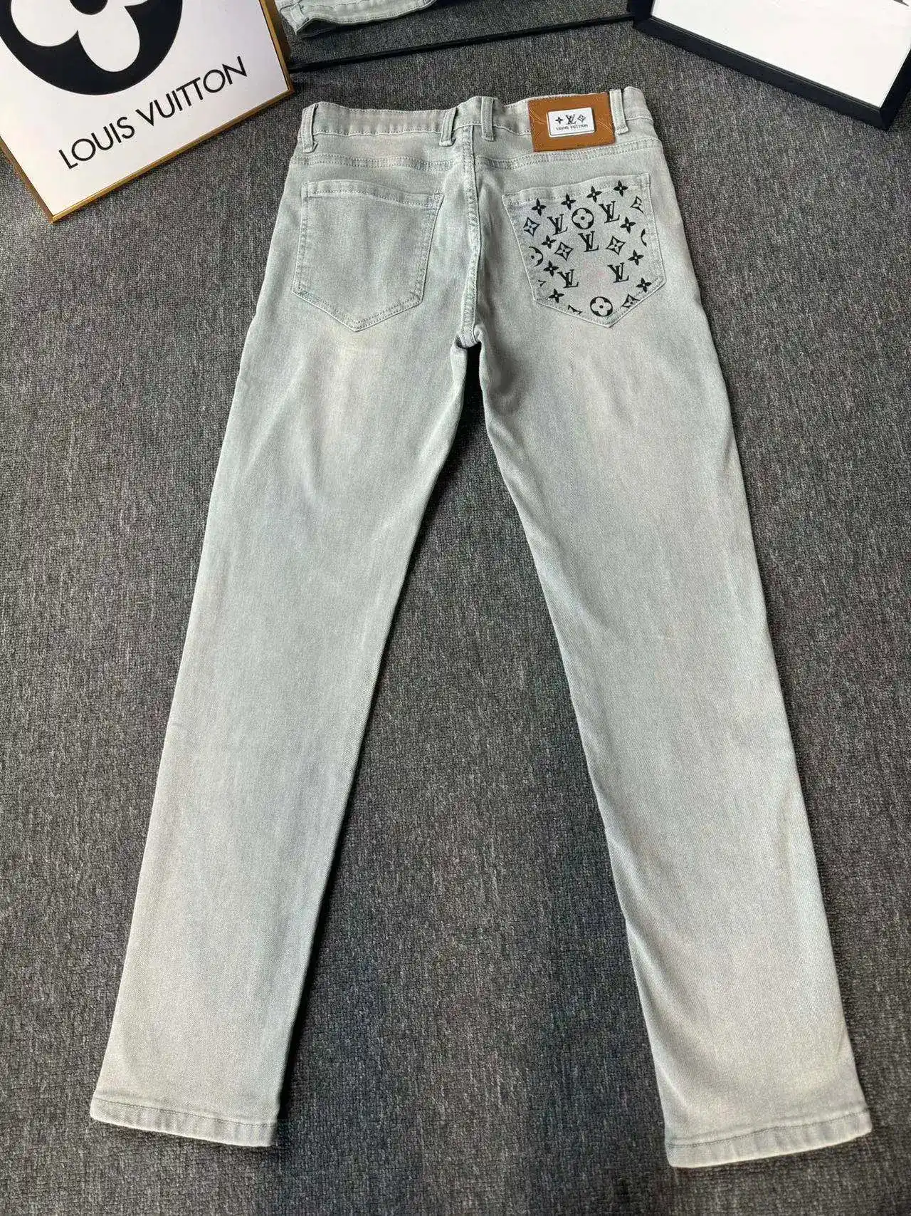 LV Black Straight-Leg Pants — photo 12 of 14