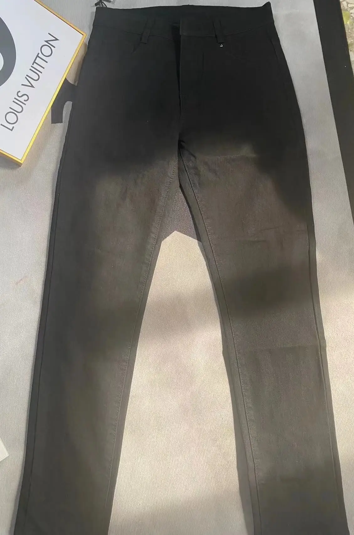 LV Black Straight-Leg Pants — photo 9 of 14