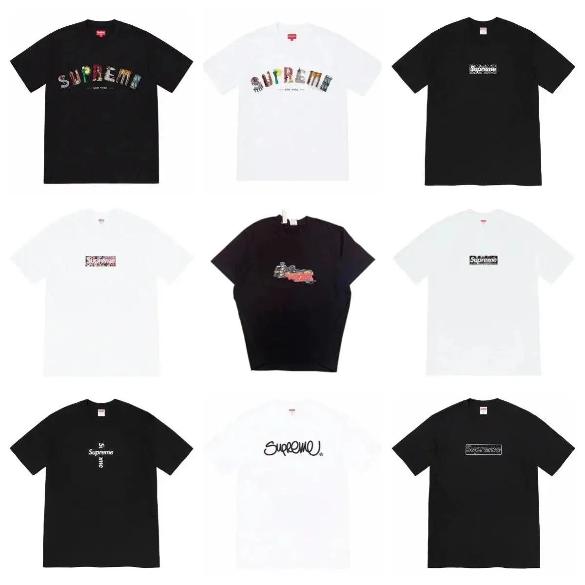 Supreme Burberry collaboration T-shirt TEE 1:1 High Quality