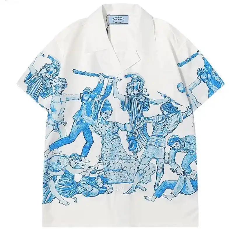 Prada T-shirts Fashion Colorful Short Sleeves — photo 11 of 14