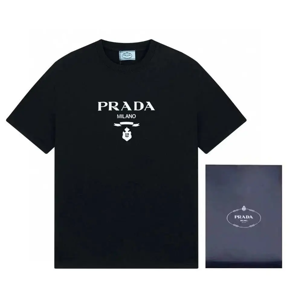 Prada Triangle Logo T-Shirt — photo 2 of 13