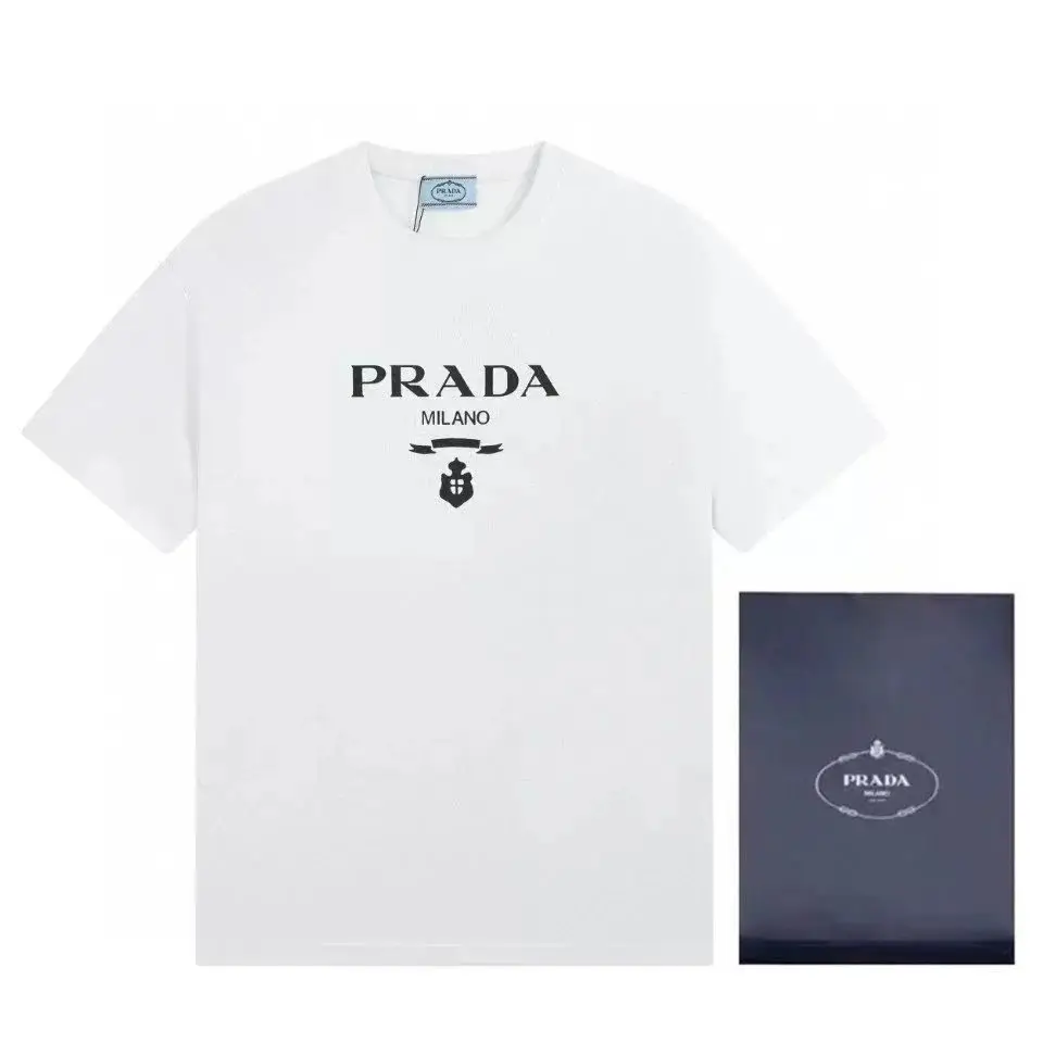 Prada Triangle Logo T-Shirt — photo 3 of 13