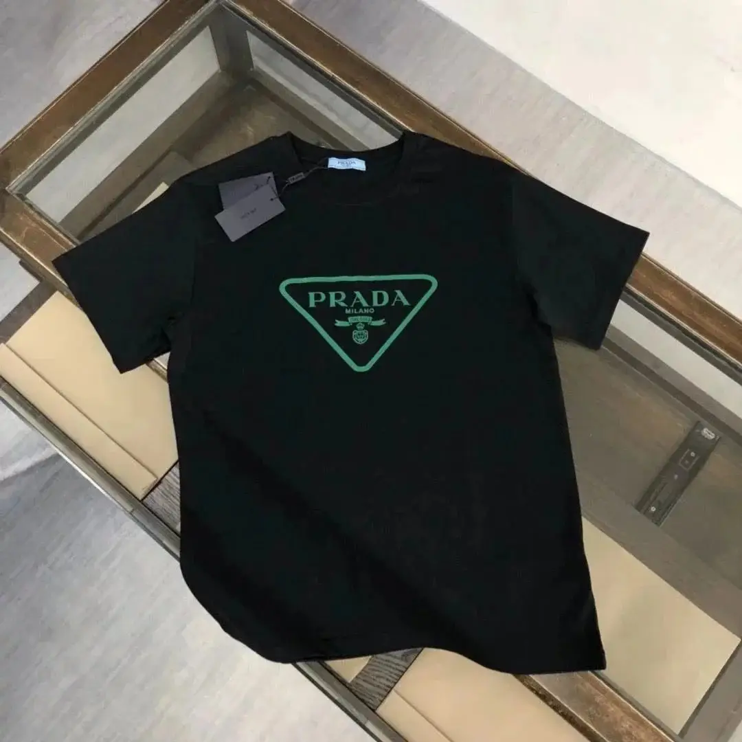 Prada Triangle Logo T-Shirt — photo 6 of 13