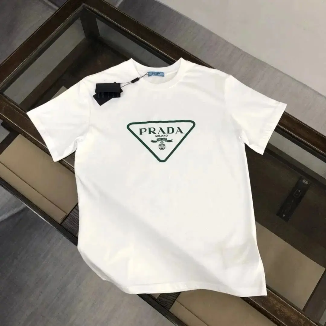 Prada Triangle Logo T-Shirt — photo 7 of 13