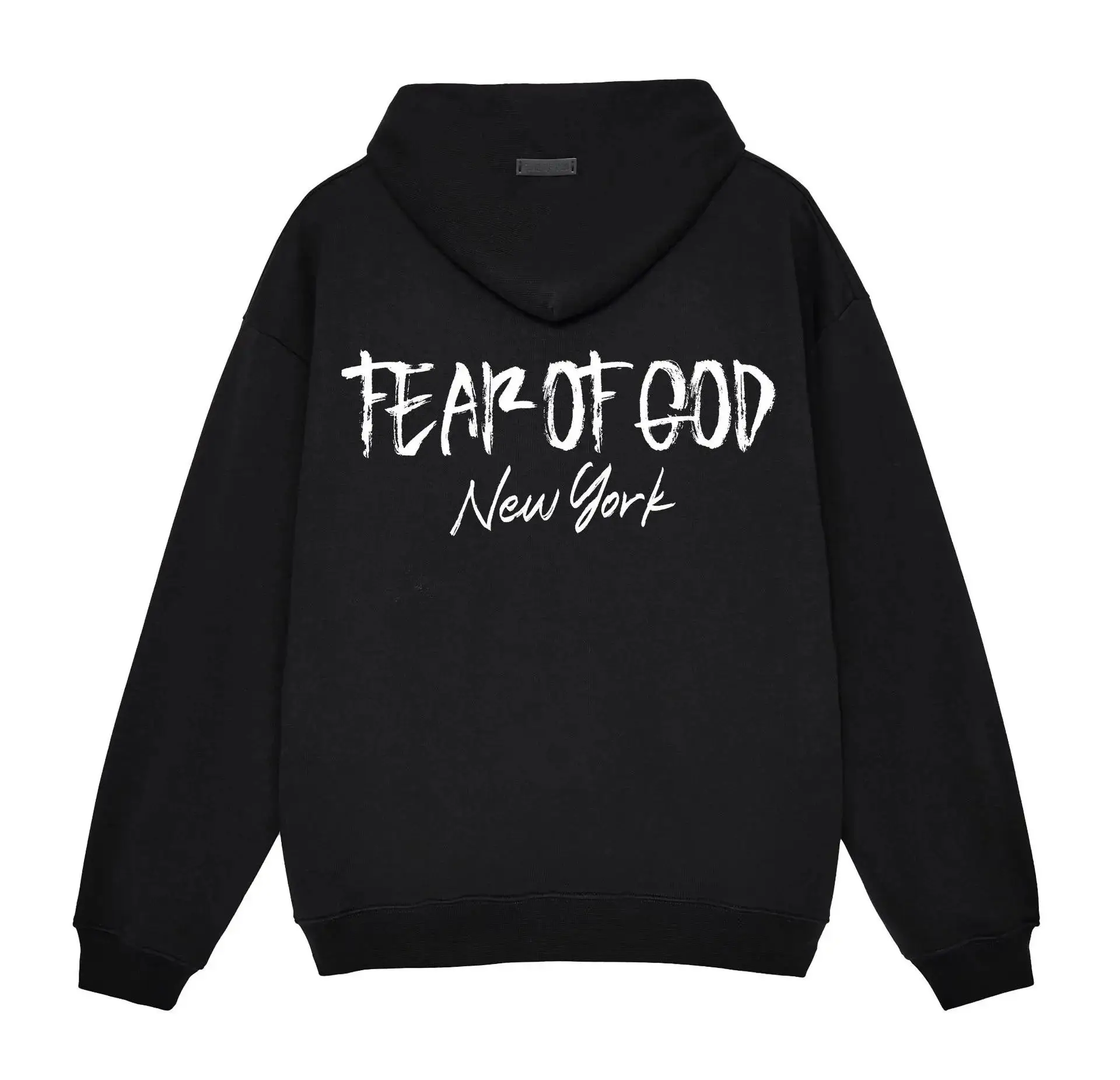 Essentials Black Crewneck Sweatshirt - Unisex Fashion Streetwear — photo 13 of 14