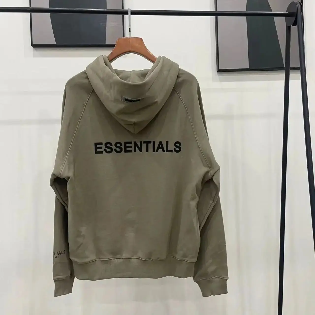 Essentials Black Crewneck Sweatshirt - Unisex Fashion Streetwear — photo 14 of 14