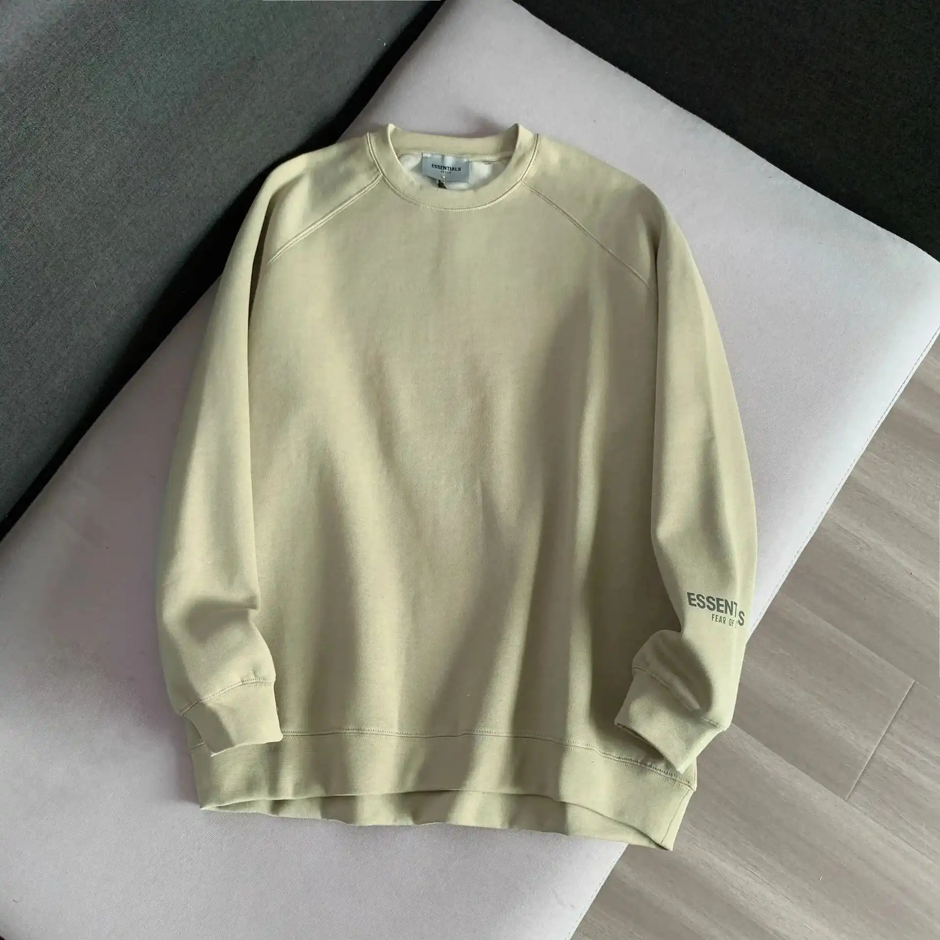 Essentials Black Crewneck Sweatshirt - Unisex Fashion Streetwear — photo 9 of 14