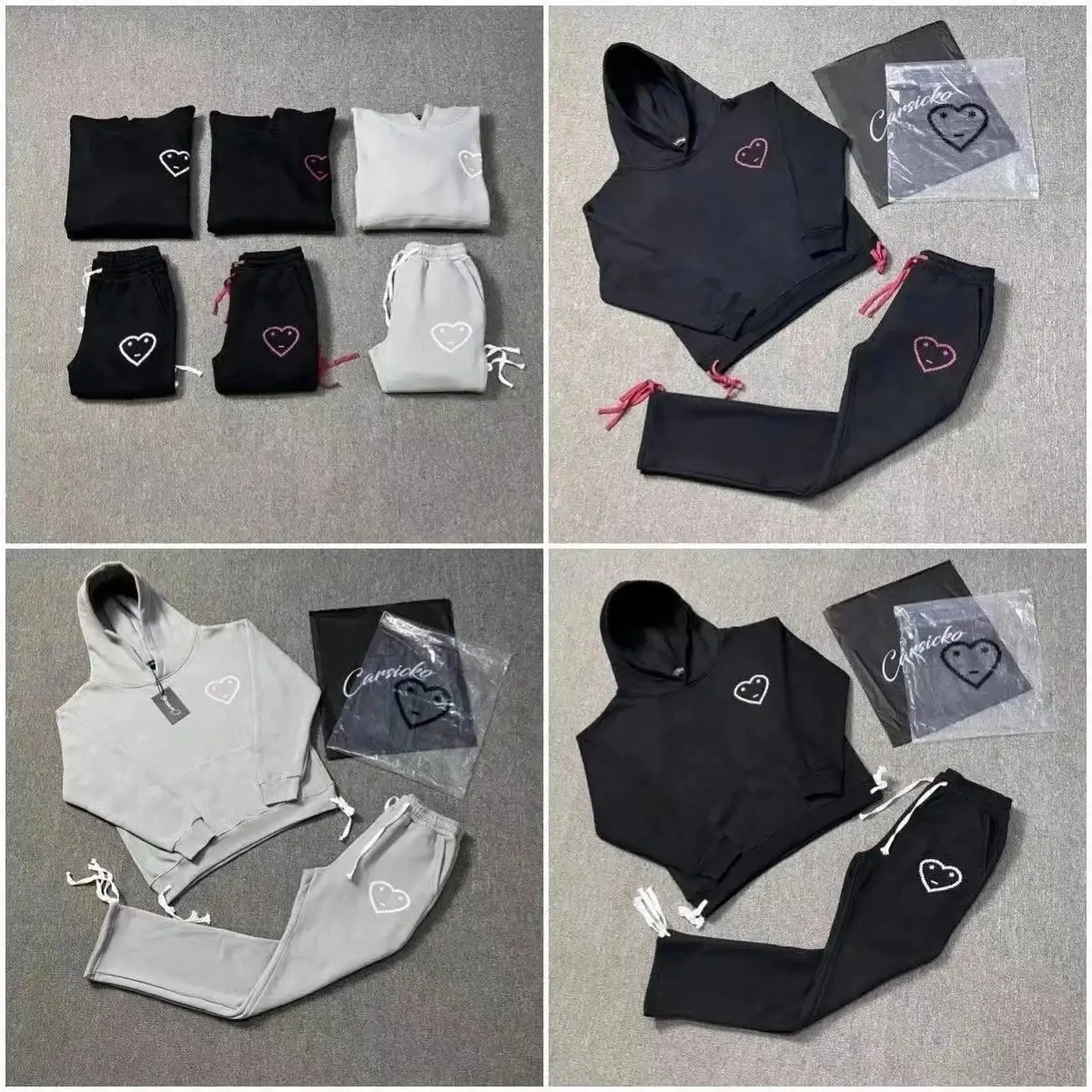 Carsicko Heart Logo Hoodie & Jogger Set