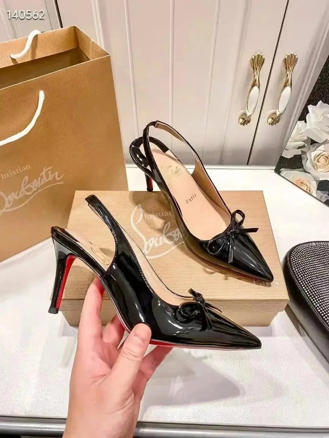 Christian Louboutin Pigalle Slingback Pumps — photo 3 of 7