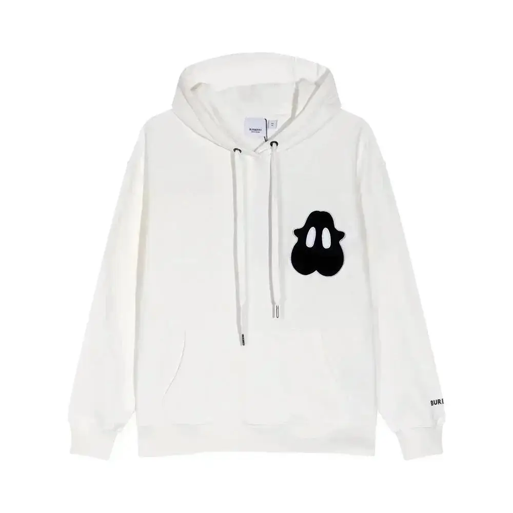 BURBERRY Cotton Logo Print Hoodie — photo 5 of 14